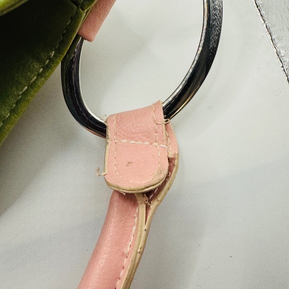 Green And Pink Shoulder Bag - Picture 6 of 7